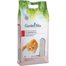 Gardenmix 5 lt Bentonit Parfümsüz İnce Taneli Kedi Kumu