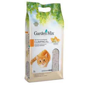 Gardenmix 5 lt Bentonit Portakal Kokulu İnce Taneli Kedi Kumu