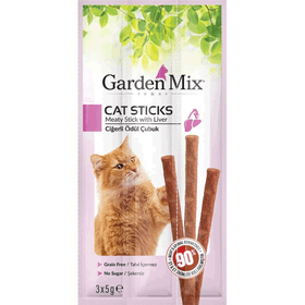 Gardenmix Ciğerli Kedi Stick 3x5 gr Ödül