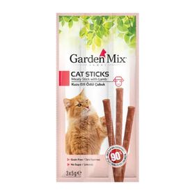 Gardenmix Kuzu Etli 3x5 gr Kedi Ödül Çubuk