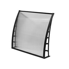 Gardenplast Cosmos 105x120 Şeffaf Kapı Pencere Üstü Pratik Sundurma