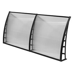 Gardenplast Cosmos 105x240 Şeffaf Kapı Pencere Üstü Pratik Sundurma