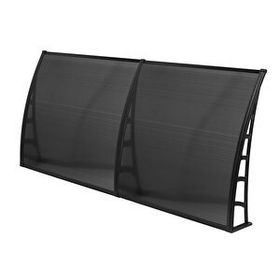 Gardenplast Cosmos 105x240 Siyah Kapı Pencere Üstü Pratik Sundurma
