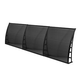 Gardenplast Cosmos 105x360 Siyah Kapı Pencere Üstü Pratik Sundurma