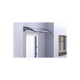 Gardenplast Crocus Kapı Pencere Üstü Pratik 80x120 cm Şeffaf Sundurma