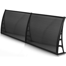 Gardenplast Lotus 70x240 Siyah Kapı Pencere Üstü Pratik Sundurma