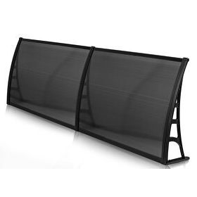 Gardenplast Lotus 70x240 Siyah Kapı Pencere Üstü Pratik Sundurma
