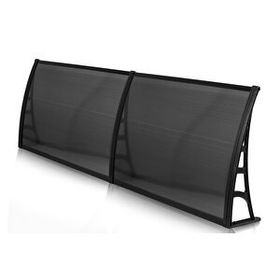 Gardenplast Lotus 70x240 Siyah Kapı Pencere Üstü Pratik Sundurma