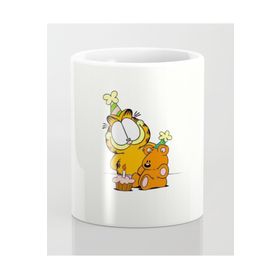 Garfield Cute Porselen Kupa Bardak