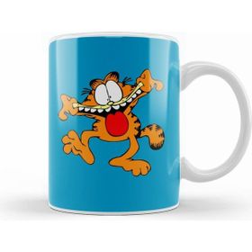 Garfield Cute Porselen Kupa Bardak