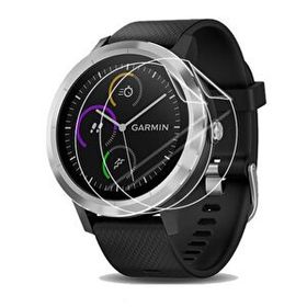 Garmin 4 Adet Vivoactive 3 Ön Darbe Emici Ekran Koruyucu Nano Cam