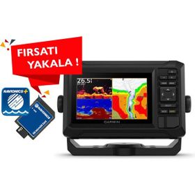 Garmin Echomap UHD2 52CV Balık Bulucu ve Navionics Plus Harita Kartı