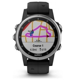 Garmin Fenix 5S Plus Sapphire Siyah Akıllı Saat
