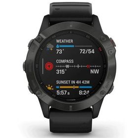 Garmin Fenix 6 Sapphire Siyah Akıllı Saat