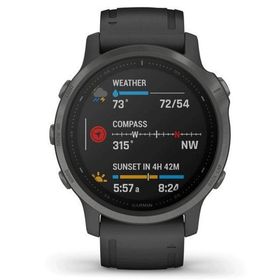 Garmin Fenix 6S Pro Sapphire Multispor GPS Siyah Akıllı Saat