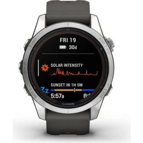 Garmin Fenix 7S Pro Solar Gümüş Gri Kol Saati