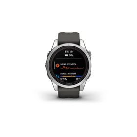 Garmin Fenix 7S Pro Solar Gümüş Gri Kol Saati