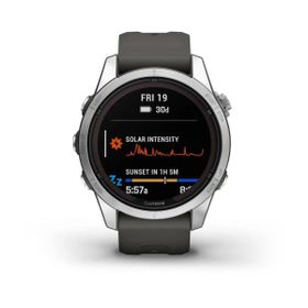 Garmin Fenix 7S Pro Solar Gümüş Gri Kol Saati