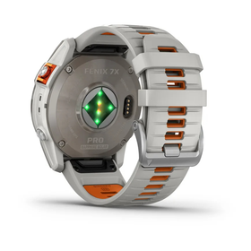 Garmin Fenix 7X Pro Sapphire Solar Edition Titanyum Beyaz Turuncu Akıllı Saat