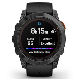 Garmin Fenix 7X Pro Solar Edition Slate Gri Siyah Akıllı Saat