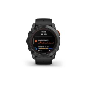 Garmin Fenix 7x Pro Solar Slate Gri Siyah Kayış