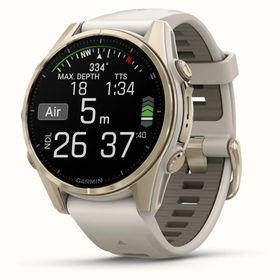 Garmin Fenix 8 Amoled Sapphire Soft Gold 43 mm Gri Kum Taşı Akıllı Saat