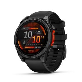 Garmin Fenix 8 Amoled Slate Gri 47 mm Siyah Akıllı Saat