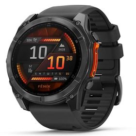 Garmin Fenix 8 Slate Gri 51 mm Silikon Siyah Akıllı Saat