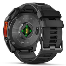 Garmin Fenix 8 Slate Gri 51 mm Silikon Siyah Akıllı Saat