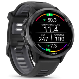 Garmin Forerunner 970 Karbon Gri Dlc Titanyum Siyah Gri Akıllı Saat
