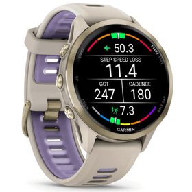 Garmin Forerunner 970 Soft Gold Titanyum Gri Akıllı Saat