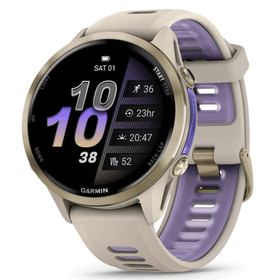 Garmin Forerunner 970 Soft Gold Titanyum Gri Akıllı Saat