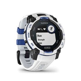 Garmin Instinct 3 45 mm Solar Mavi Beyaz Akıllı Saat