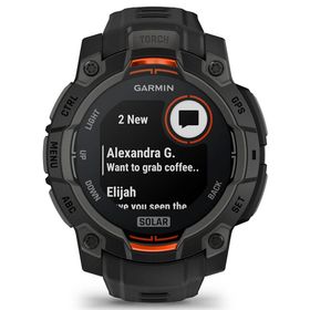 Garmin Instinct 3 45 mm Solar Siyah Akıllı Saat
