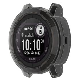 Garmin Kapak Erkek Kadın Garmin Instinct 2 ile Uyumlu Şeffaf Disscool Yumuşak Düşme Önleyici Tpu Koruyucu Kılıf