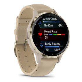 Garmin Venu 3S Soft Gold French Gri Akıllı Saat