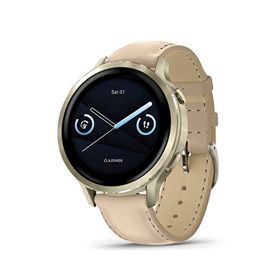 Garmin Venu 4 41 mm Deri Lunar Gold Akıllı Saat