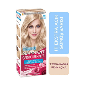 Garnier 111 Ekstra Açık Gümüş Sarısı Color Naturals Saç Boyası