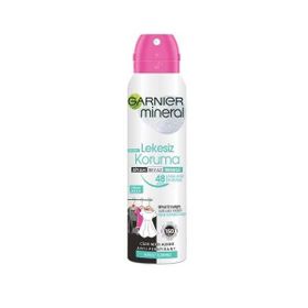 Garnier 150 ml Mineral Lekesiz Koruma Antiperspirant Kadın Sprey Deodorant