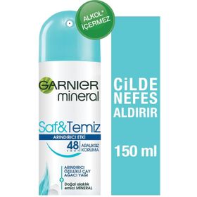 Garnier 150 ml Mineral Saf Temiz Arındırıcı Etki deodorant