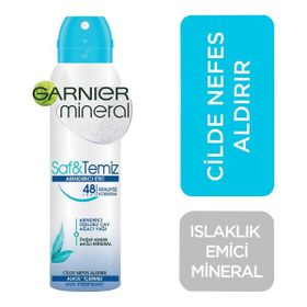 Garnier 150 ml Mineral Saf Temiz Arındırıcı Etki deodorant