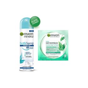 Garnier 150 ml Mineral Saf Temiz Deodorant ve Nem Bomba Maskesi