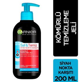 Garnier 150 ml Saf ve Temiz Kömürlü Siyah Nokta Karşıtı Kömürlü Peeling