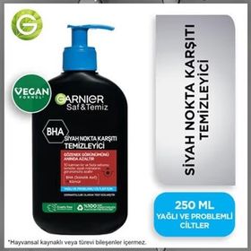 Garnier 250 ml Saf ve Temiz Siyah Nokta Karşıtı Temizleme Jeli