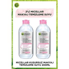 Garnier 2x200 ml Micellar Kusursuz Makyaj Temizleme Suyu