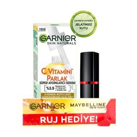 Garnier 30 ml + Maybelline Color Show Ruj Hediye C Vitamini Parlak Süper Aydınlatıcı Serum