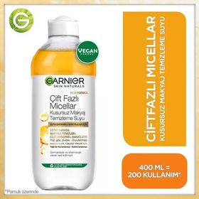 Garnier 400 ml Argan Yağlı Çift Fazlı Micellar Makyaj Temizleme Suyu