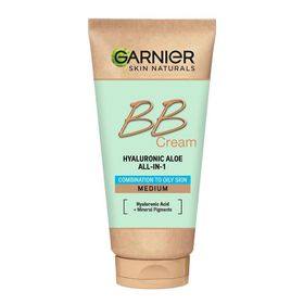 Garnier 50 ml BB Hyaluronic Aloe Yağlı Karma Ciltler Açık Ton Krem