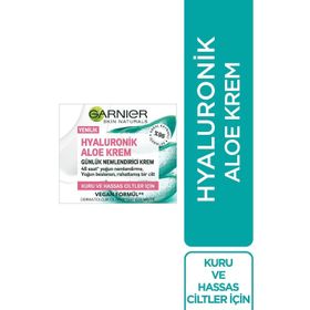 Garnier 50 ml Hyalüranik Asit ve Aloe Vera Günlük Nemlendirici Krem