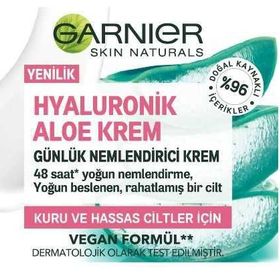 Garnier 50 ml Hyalüranik Asit ve Aloe Vera Günlük Nemlendirici Krem